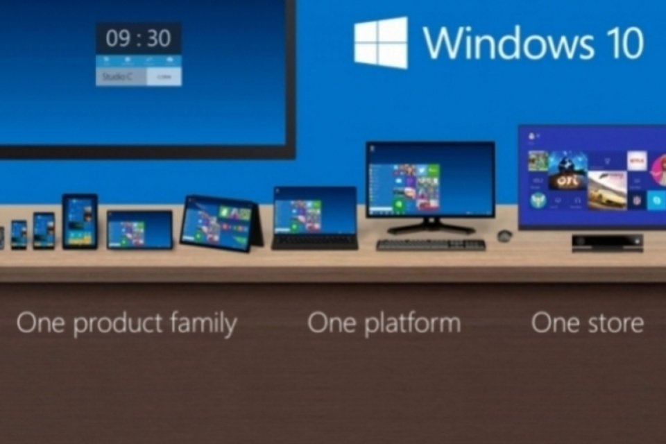 Atualização para Windows 10 será gratuita para computadores e smartphones