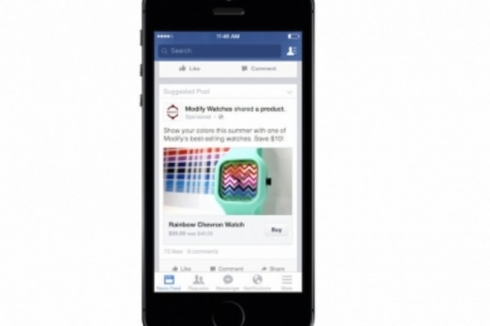 Facebook testa novo modo de fazer compras dentro da rede social
