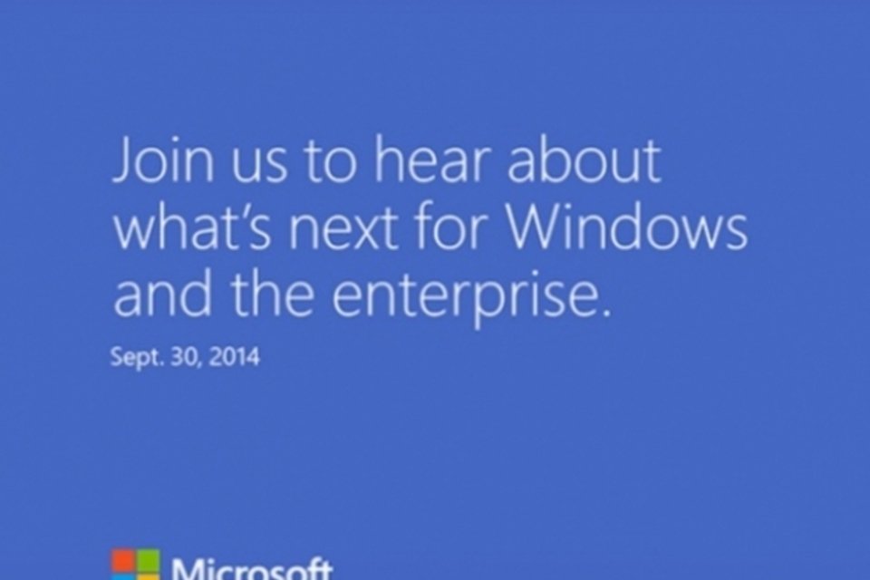 Microsoft anuncia evento sobre Windows em 30 setembro
