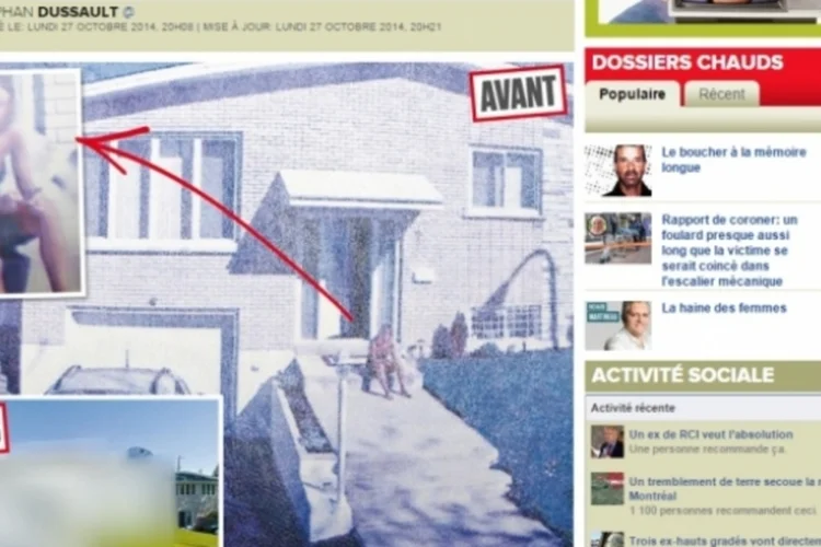 decote (Reprodução/Le Journal de Montreal)