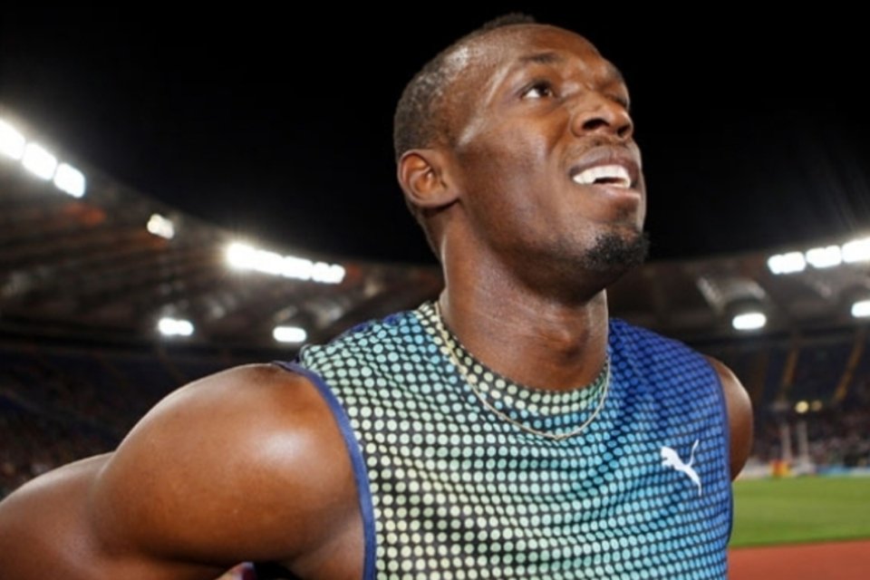 Usain Bolt vence desafio contra ônibus na Argentina