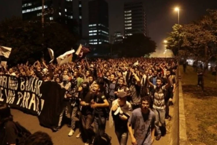 protesto sao paulo (Reprodução/Movimento Passe Livre SP)