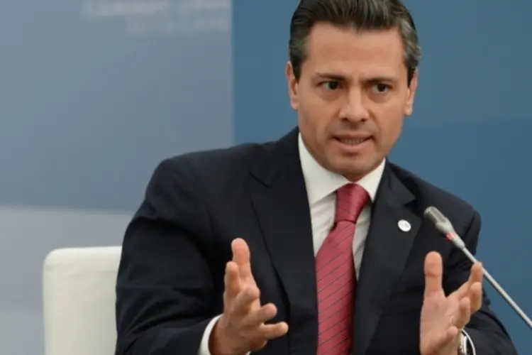 Enrique Peña Nieto: diálogo com Trump (Getty Images)