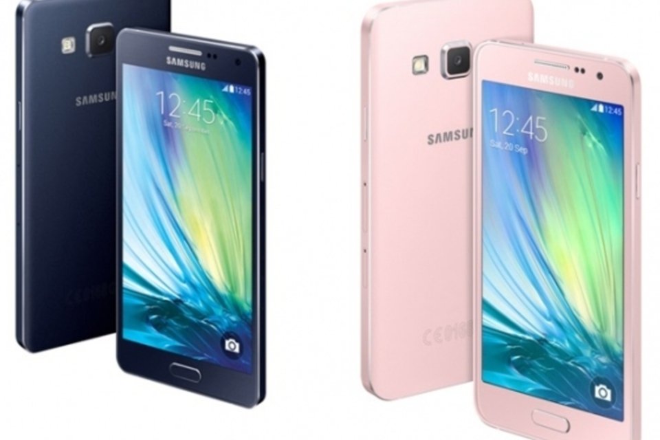 Samsung apresenta Galaxy A3 e A5, smartphones feitos em metal
