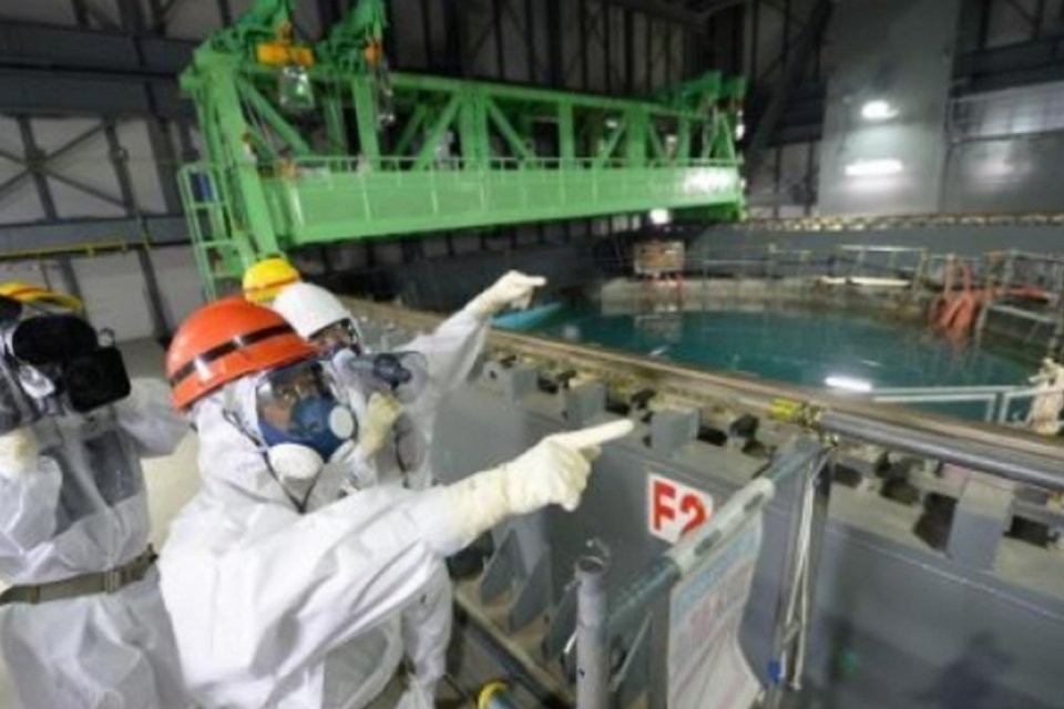 Césio radioativo detectado fora do porto da central de Fukushima