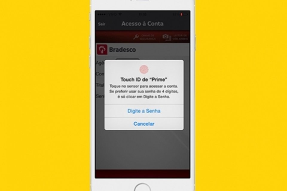 Bradesco libera uso do Touch ID em aplicativo
