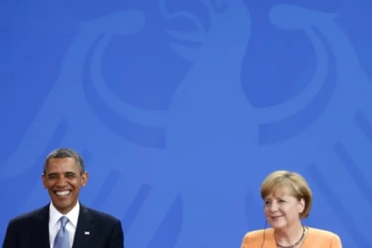 merkel obama espião (Kevin Lamarque / Reuters)