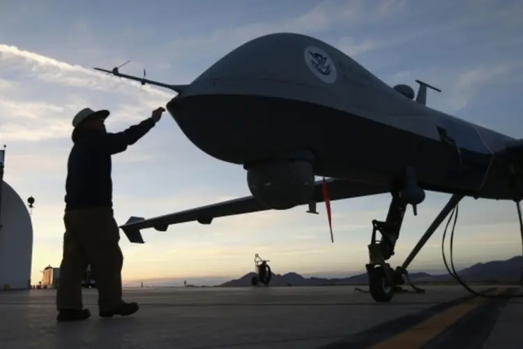 Drone norte-americano (John Moore/Getty Images)