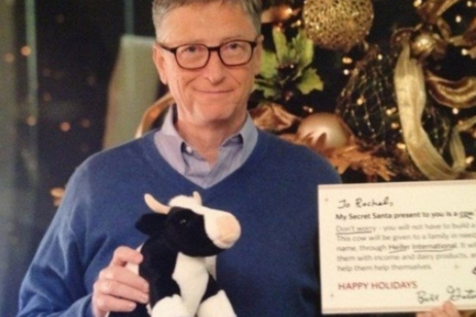 Internauta ganha presente de Bill Gates no amigo secreto