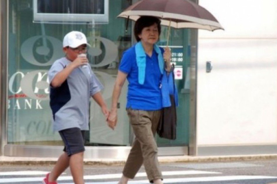 Recorde de calor faz vítimas no Japão