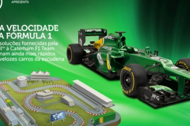 Dell na Fórmula 1 (Divulgação)