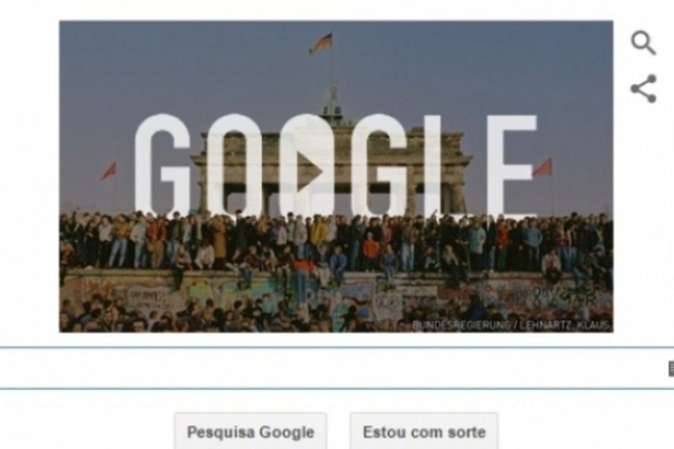 Google homenageia os 25 anos da queda do Muro de Berlim
