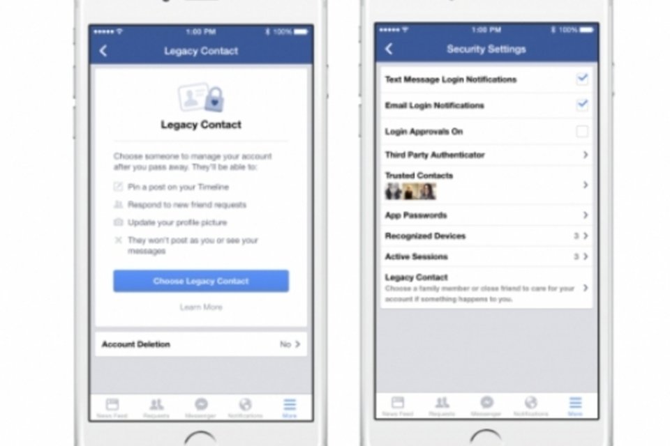 Facebook lança recurso para atualização de perfis de falecidos