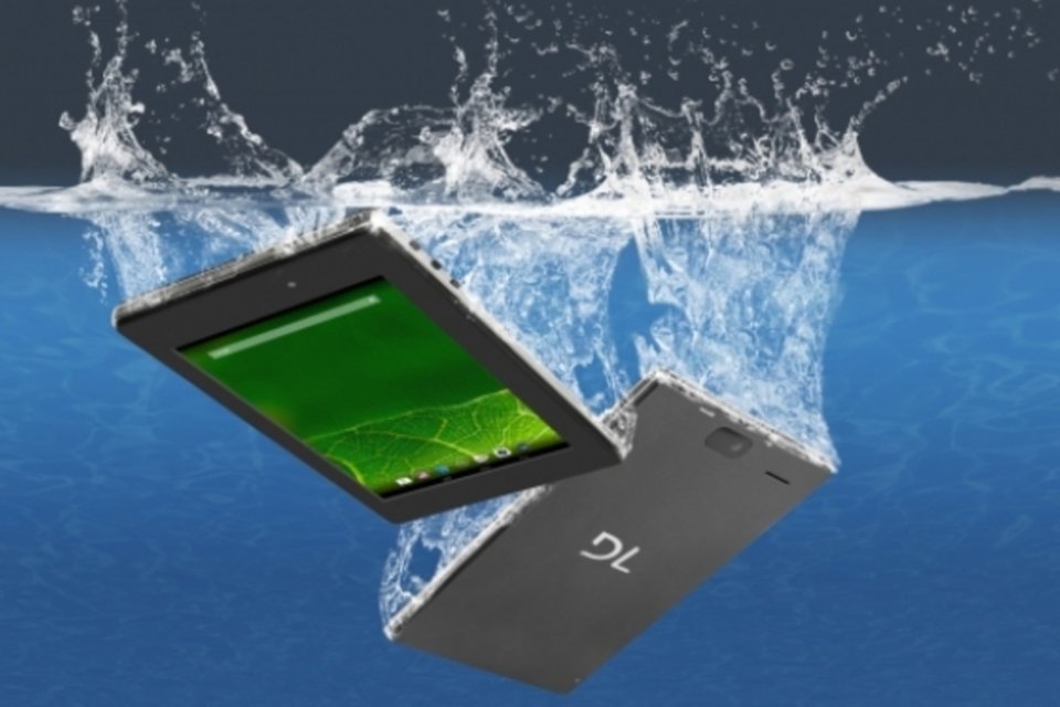 DL apresenta tablet resistente à água