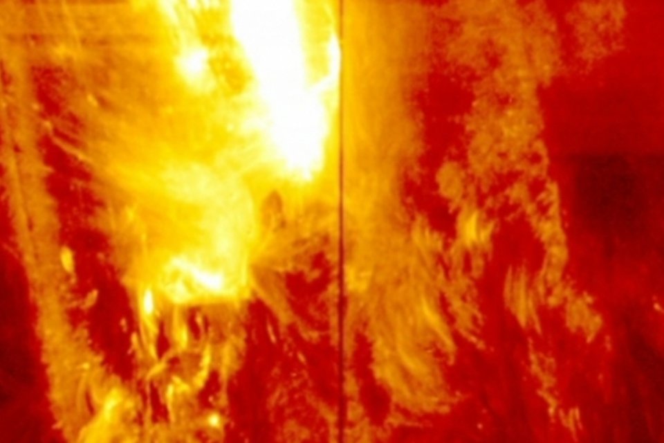 Nasa registra intensa tempestade solar
