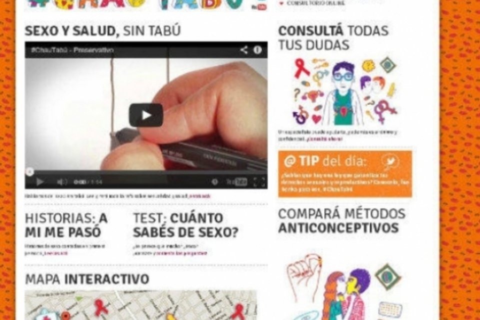 Site do governo provoca polêmica sobre sexo na Argentina