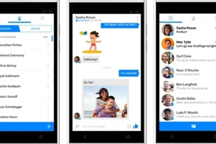 Facebook Messenger (Divulgação/Apple)
