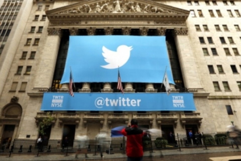 Ações do Twitter caem 3% após alta no início do pregão em NY