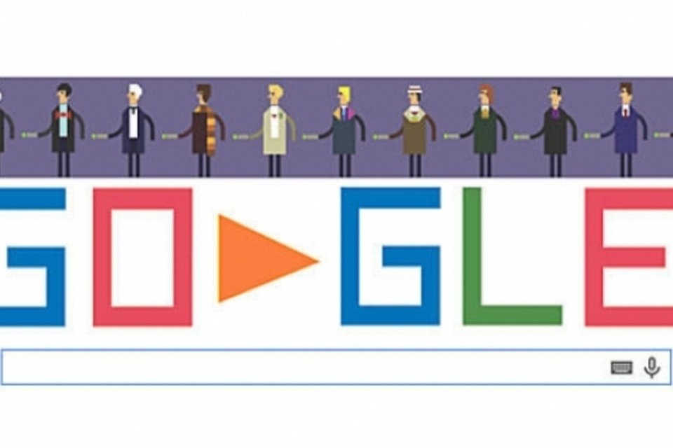 Google celebra 50 anos de Doctor Who com doodle