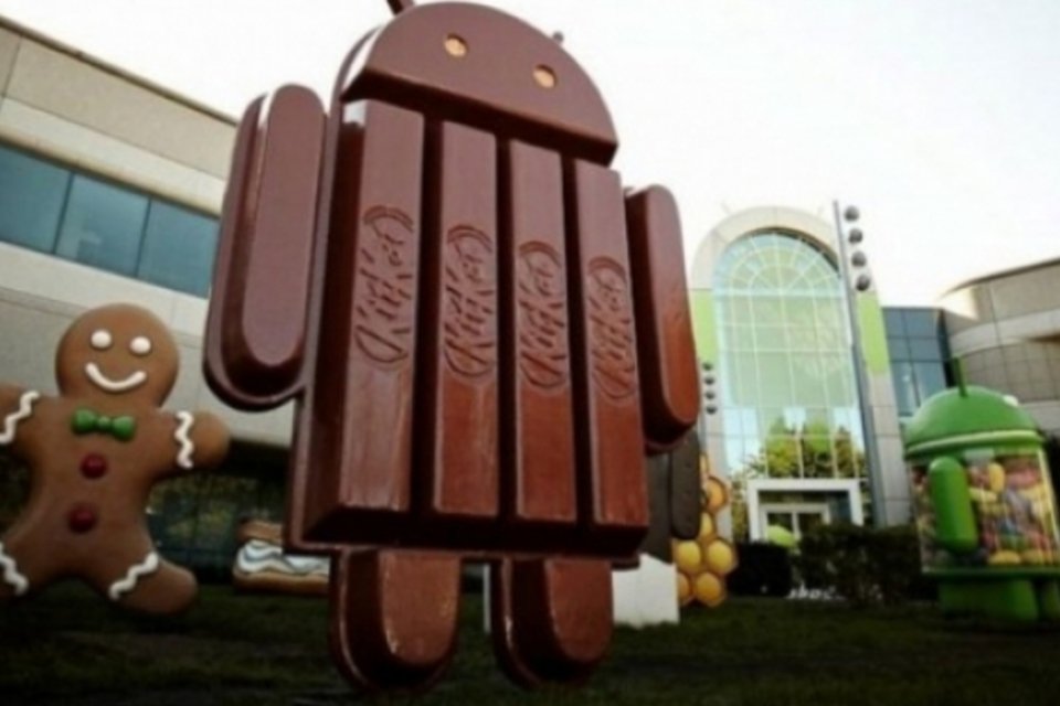 Android KitKat está presente em apenas 8,5% dos dispositivos móveis