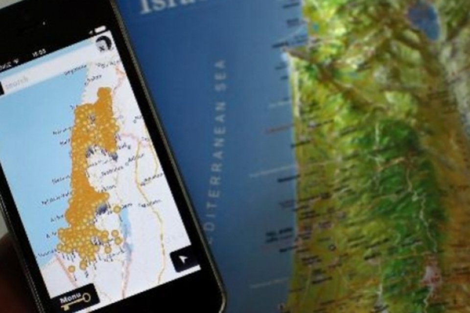 Aplicativo de celular aponta antigas cidades palestinas em Israel