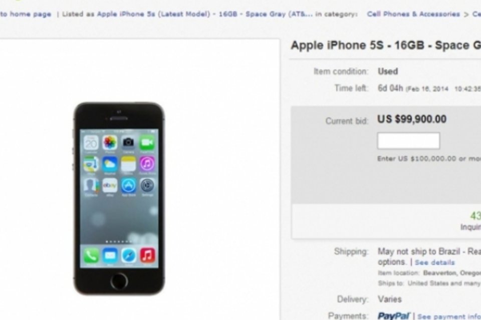 iPhone com Flappy Bird custa US$ 100 mil no eBay