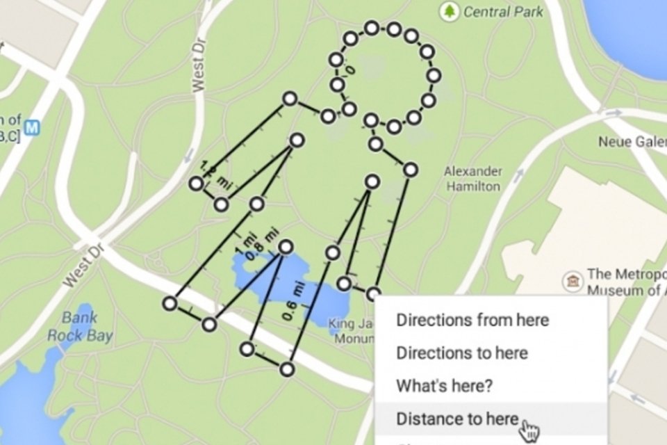 Google Maps passa a informar distâncias exatas entre pontos