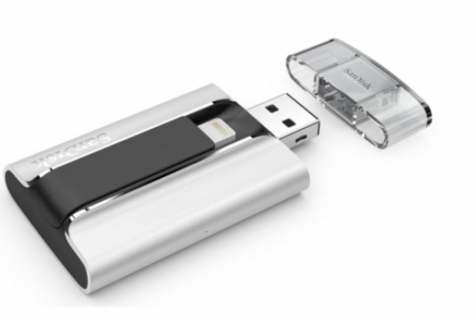 SanDisk apresenta pen-drive para iPhones e iPads