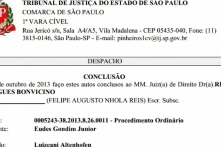 Despacho (Reprodução)