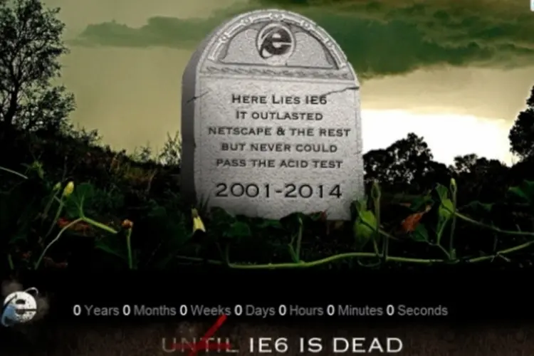 ie6death (Reprodução / IE6 Death)