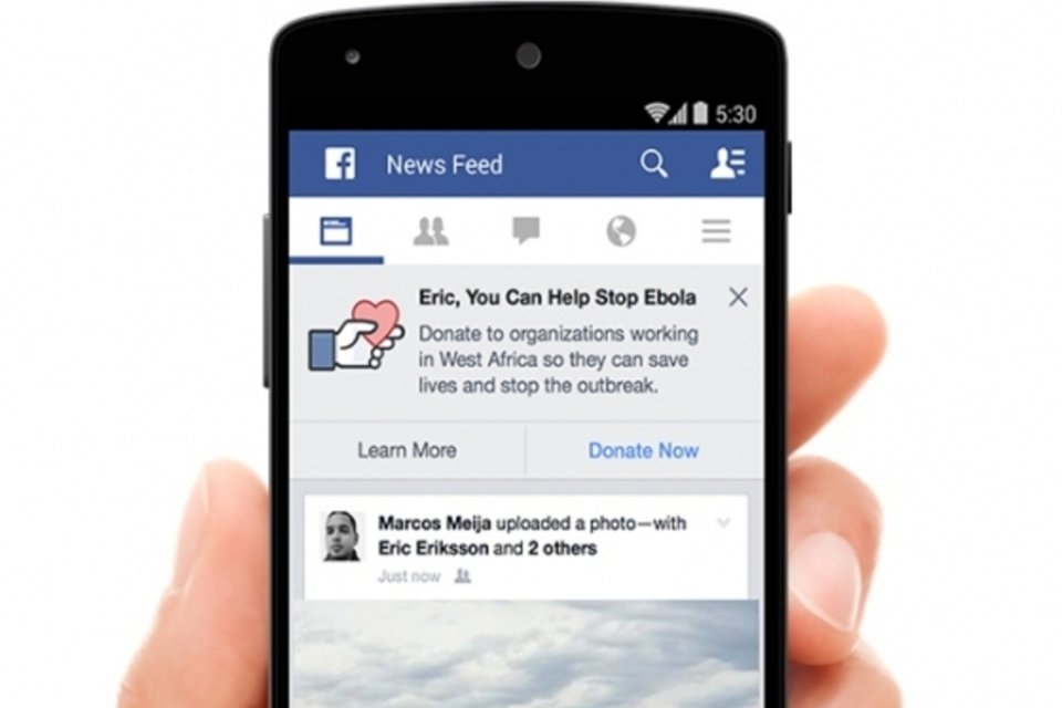 Facebook anuncia iniciativas para ajudar no combate ao ebola