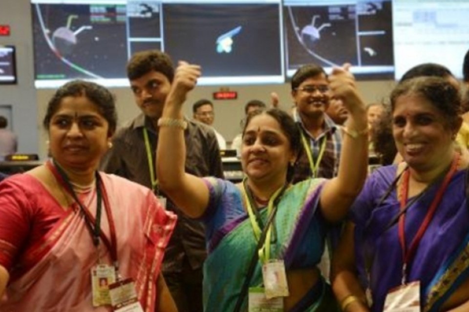 Sonda indiana entra na órbita de Marte