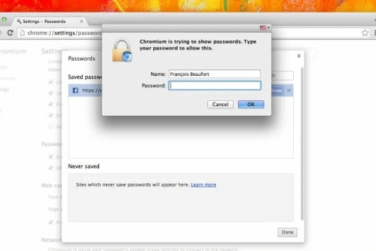 chrome (Reprodução/ Francois Beaufort)
