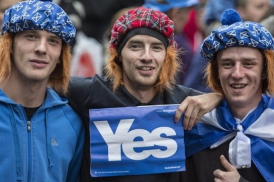 Campanha pela independência da Escócia ganha terreno no Facebook