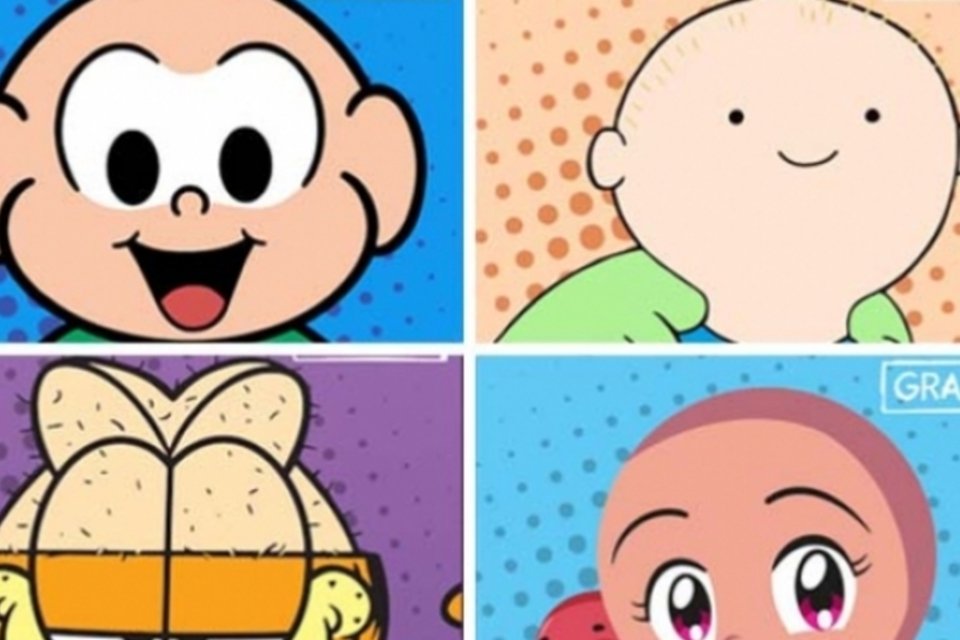 No Dia de Combate ao Câncer Infantil, personagens famosos aparecem carecas