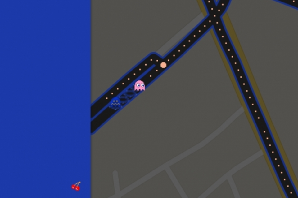 Agora você pode jogar Pac-Man no Google Maps de seu smartphone