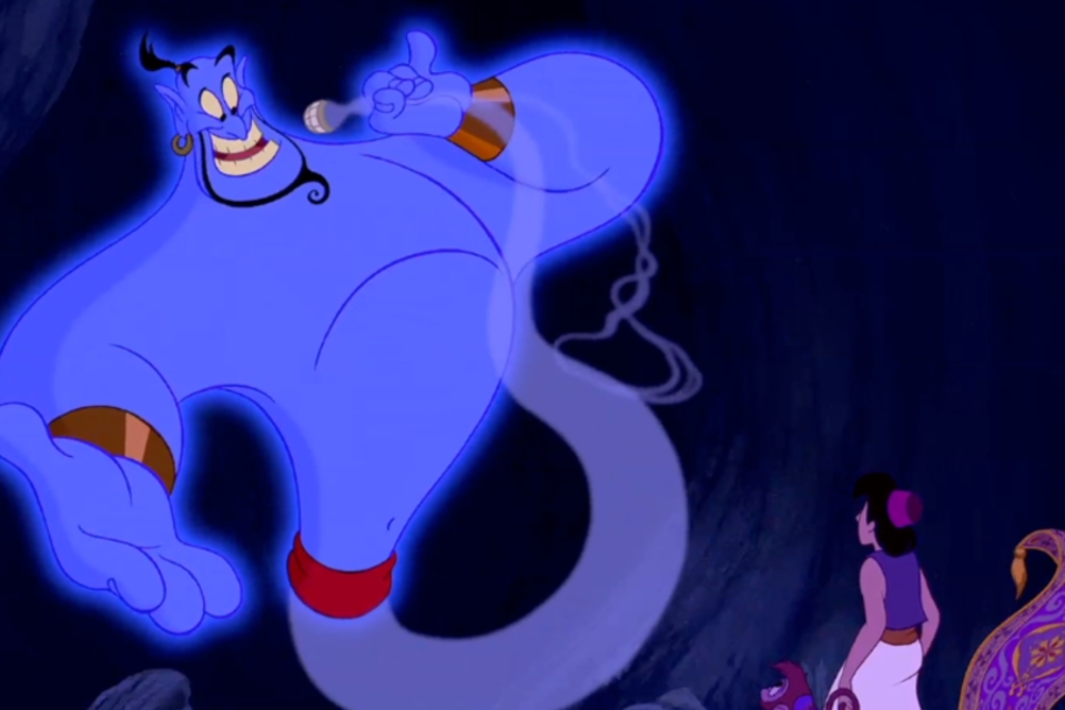 Disney irá produzir filme para contar como o gênio de Aladdin ficou preso  na lâmpada