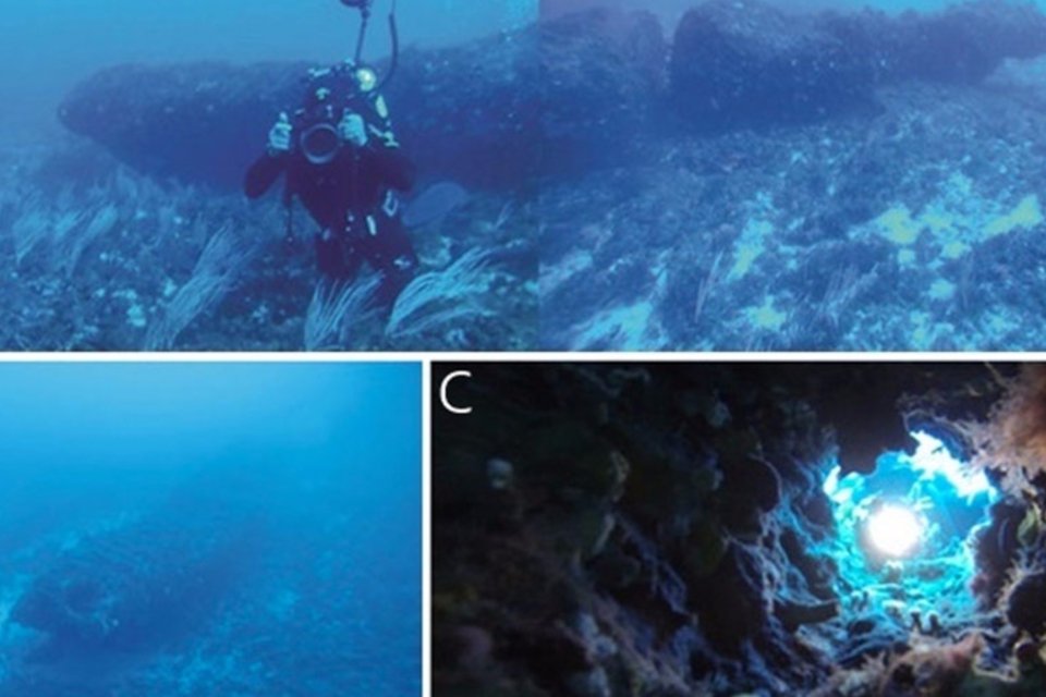 Monolito de civilização desconhecida é descoberto no fundo do Mediterrâneo