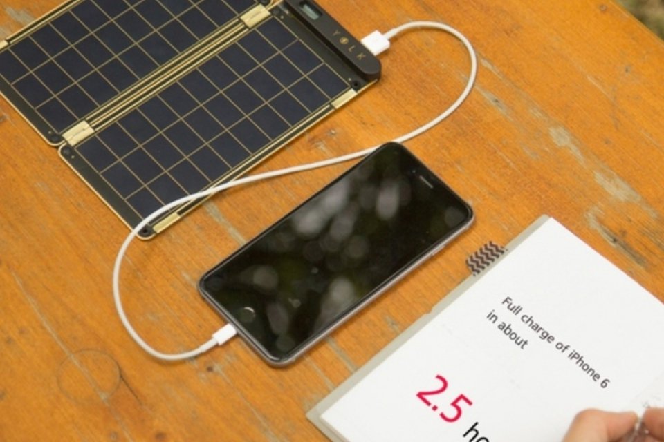 Campanha no Kickstarter pede ajuda para criar o carregador solar mais leve e fino do mundo
