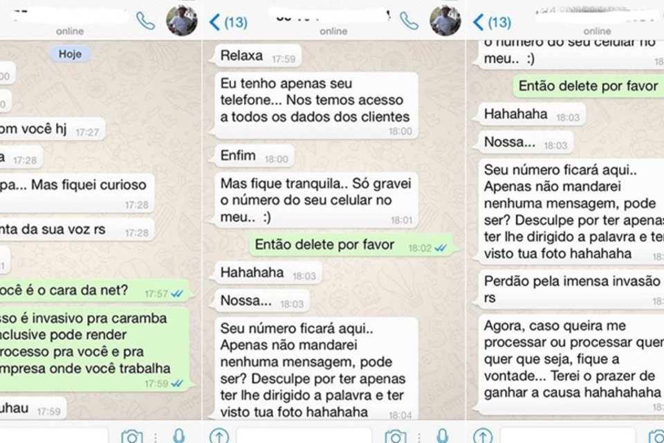 "Me senti envergonhada e muito invadida", diz cliente que sofreu assédio sexual por funcionário da NET