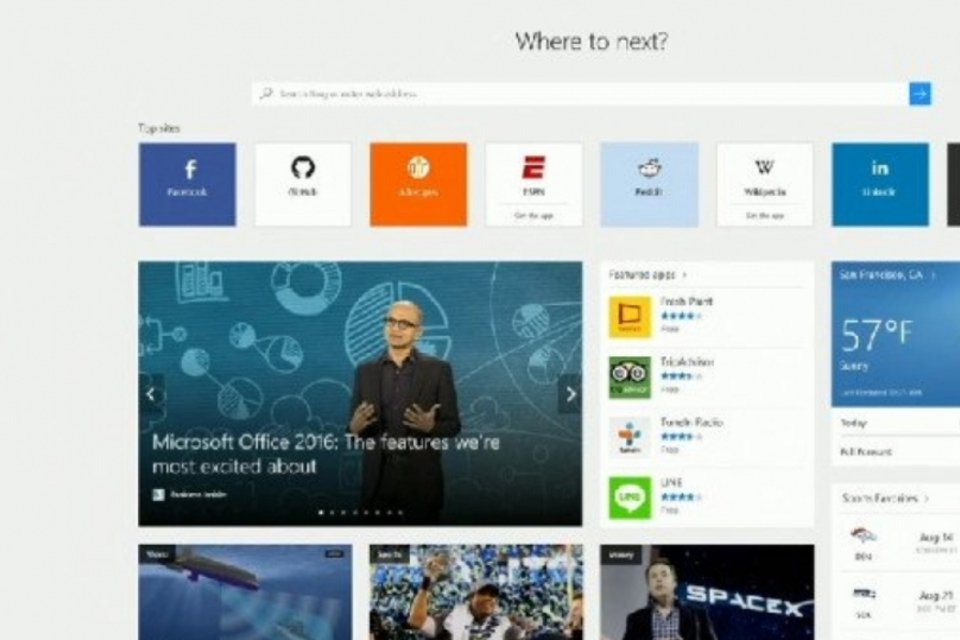 Microsoft apresenta Edge, seu novo navegador