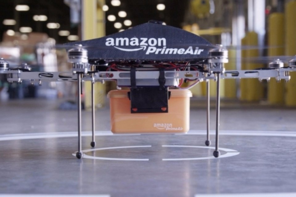 Amazon quer que parte do céu seja dedicada apenas a drones