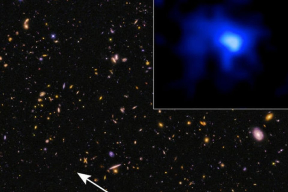 Descoberta galáxia mais antiga e distante no Espaço