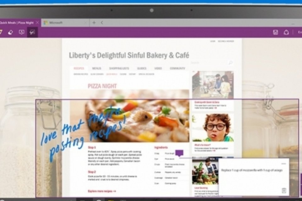 Site divulga vídeo com demonstração do novo browser da Microsoft