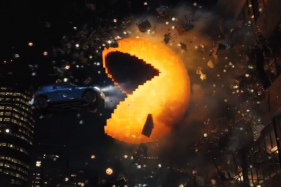 Personagens de arcades dos anos 1980 tentam destruir o planeta no novo trailer de "Pixels"