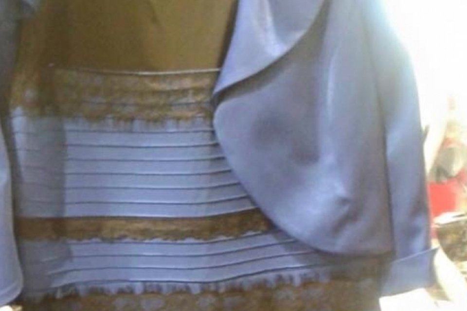 Explicado o mistério do vestido azul e preto/branco e dourado