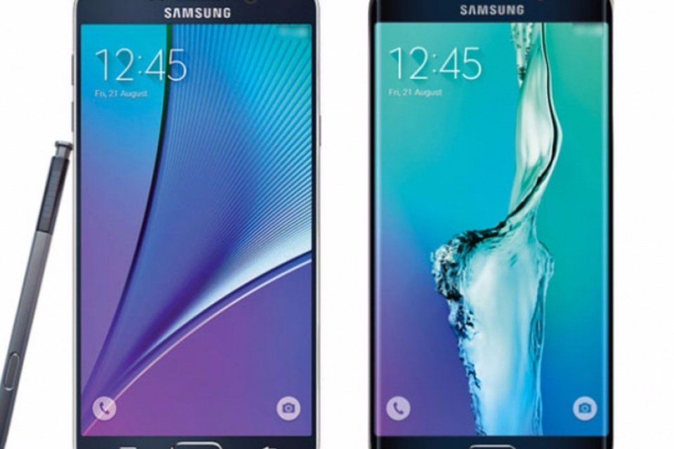Samsung anuncia smartphones Galaxy Note 5 e Galaxy S6 Edge+