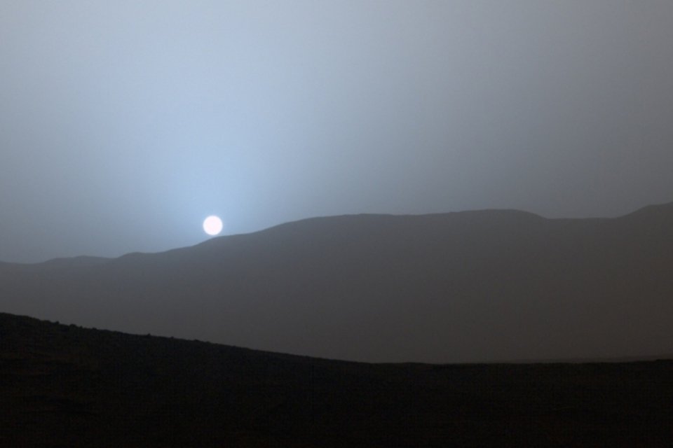 Veja como é um pôr do Sol em Marte