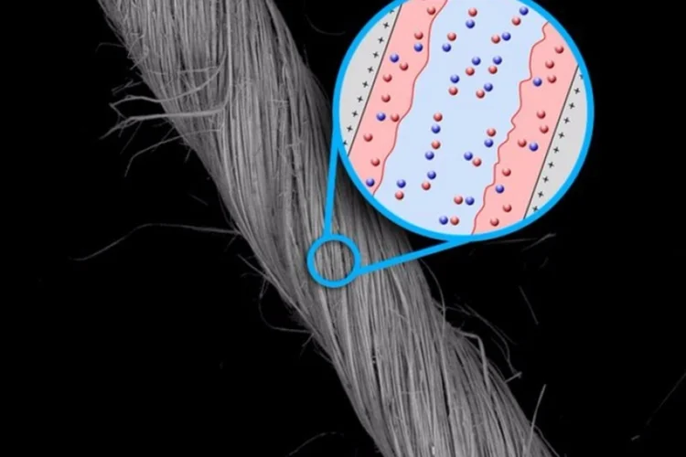 Nanofio de nióbio (Reprodução/MIT)