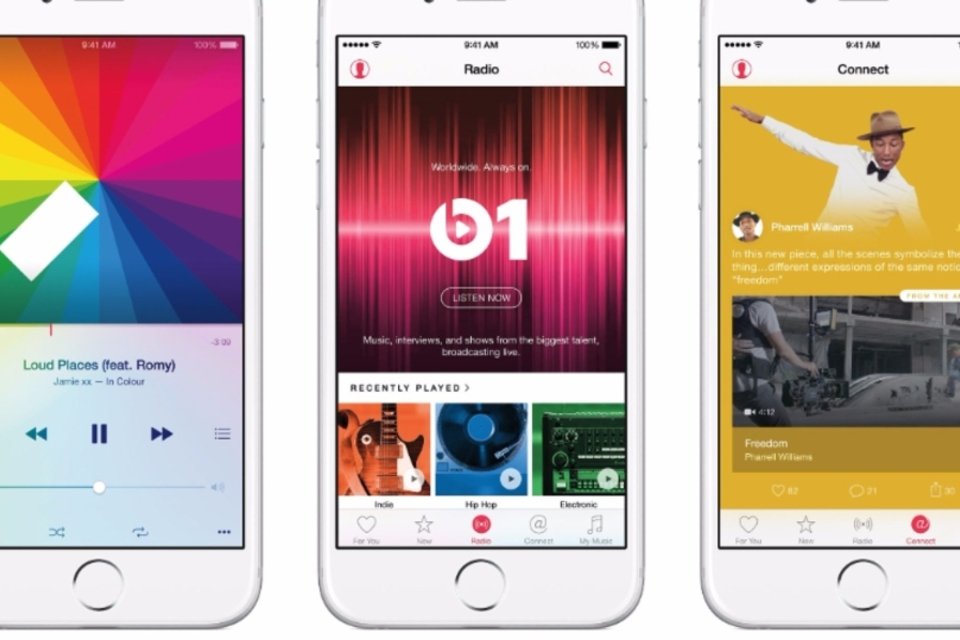 Apple Music e iOS 8.4 chegam para usuários de iPhones e iPads